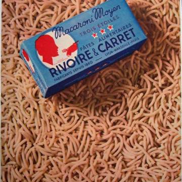 Publicité vintage Rivoire et Carret : le macaroni moyen Publicité vintage Rivoire et Carret : le macaroni moyen