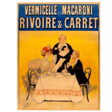 Affiche vintage Rivoire et Carret : le couple Affiche vintage Rivoire et Carret : le couple