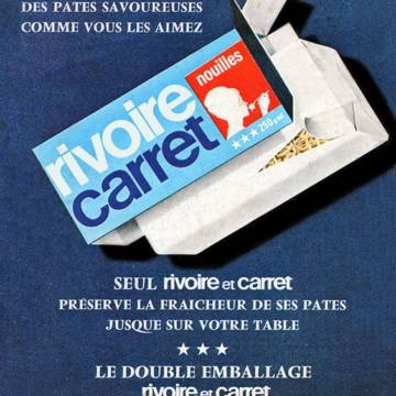 Affiche Rivoire et Carret : le double emballage Affiche Rivoire et Carret : le double emballage