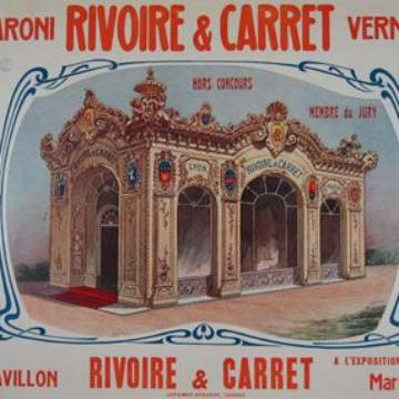 Affiche vintage Rivoire et Carret : le pavillon Affiche vintage Rivoire et Carret : le pavillon